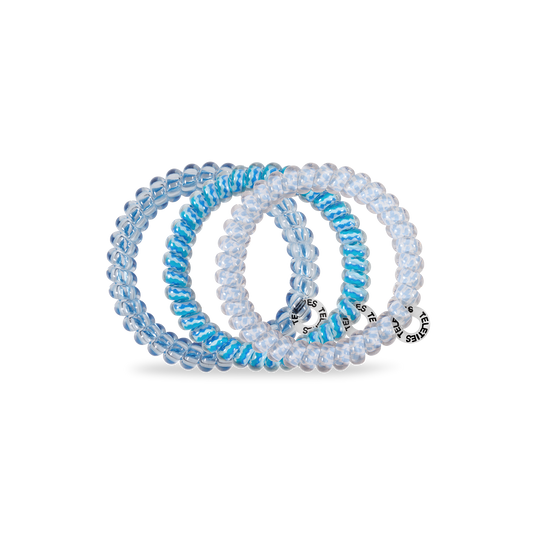 Spiral Hair Coils | Small | Summer Sky Hair Ties