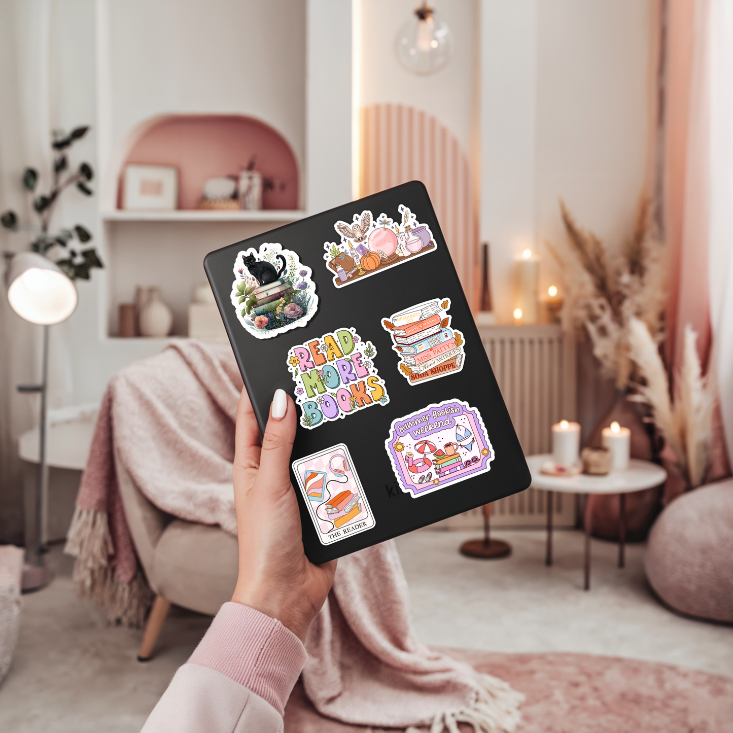 Summer Bookish Weekend Vinyl Sticker – Summer Book Lover : 2.5"