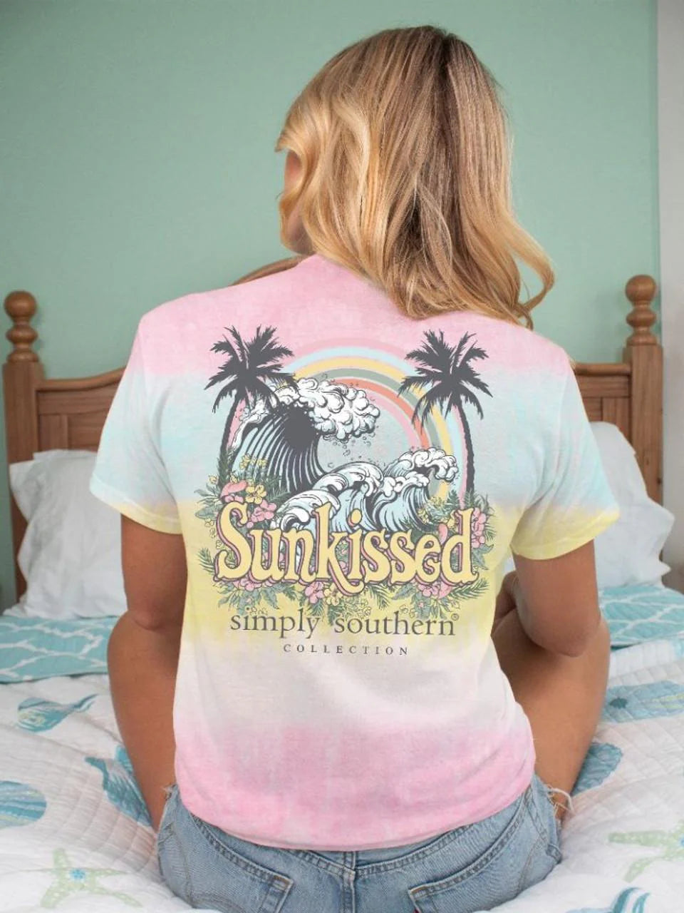 SS Sunkissed Pink Swirl Tee -