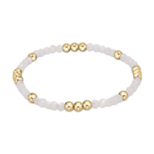 Worthy Pattern 3mm Bracelet Moonstone