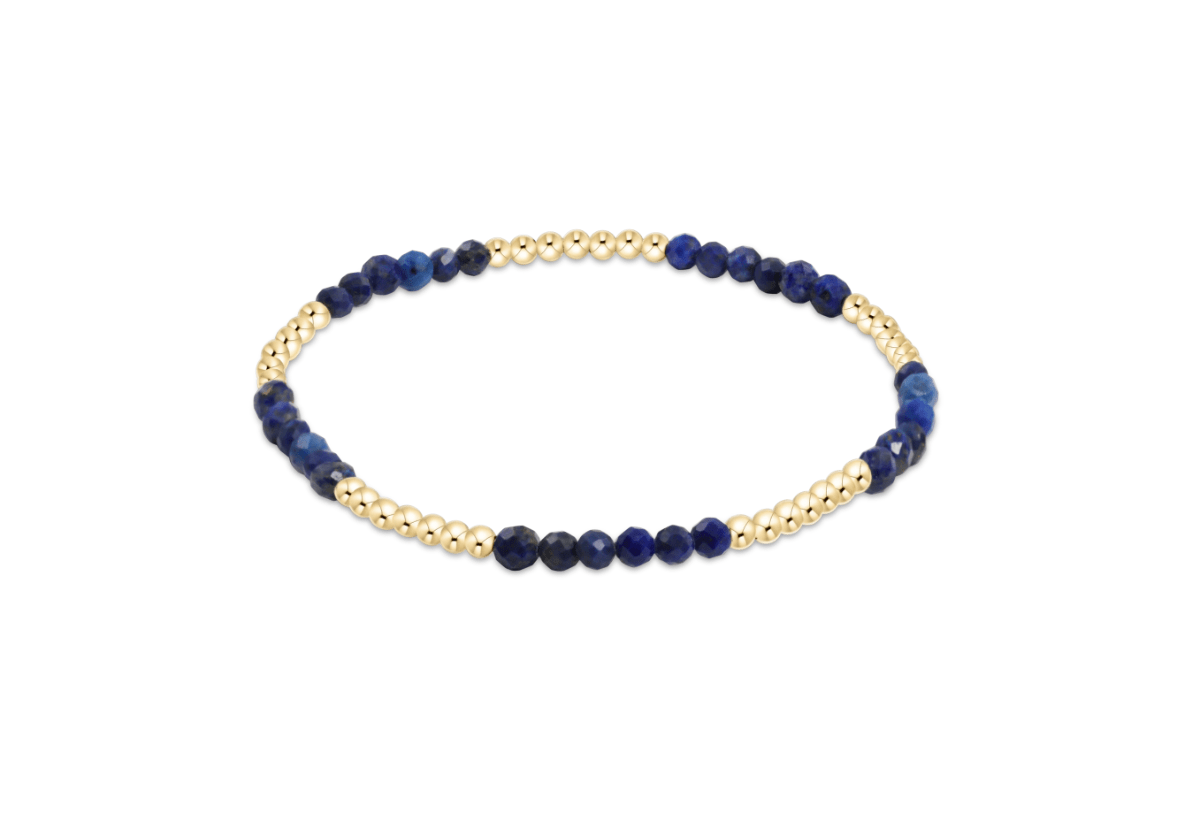Blissful 2.5mm Bracelet - Lapis - She Chester