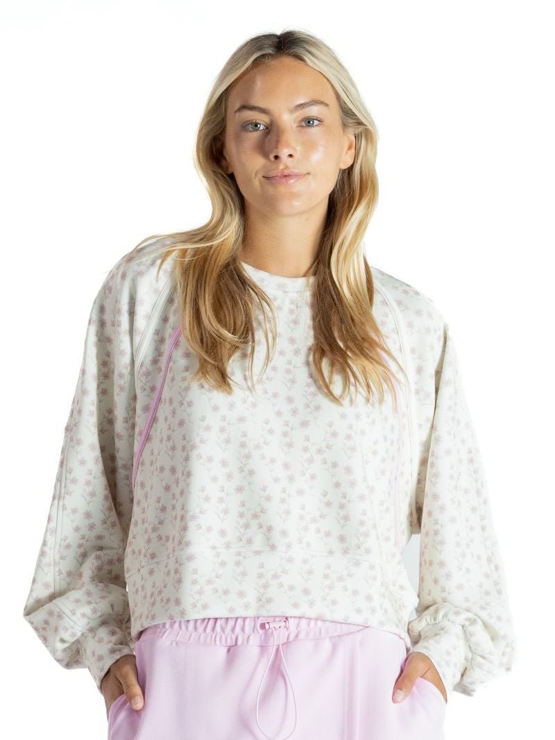 Blush Flower SS Pull Over - She Chester