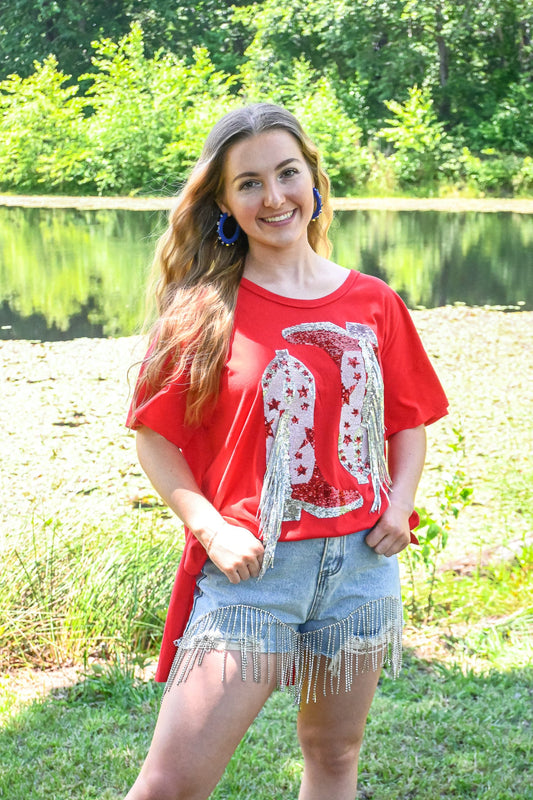 Boot Scootin Merica Shirt - She Chester