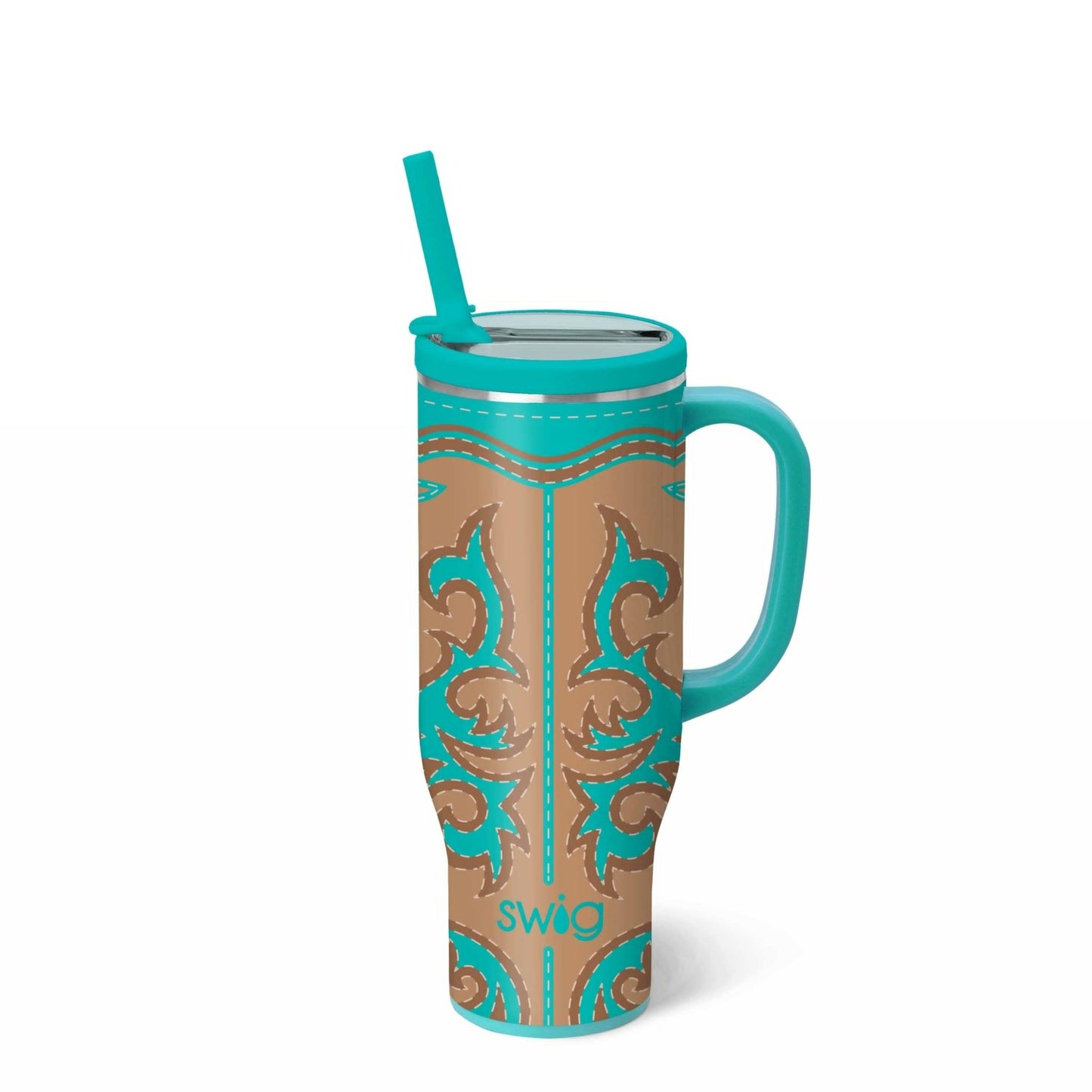 Boot Scootin Turquoise Mega Mug 30oz - She Chester