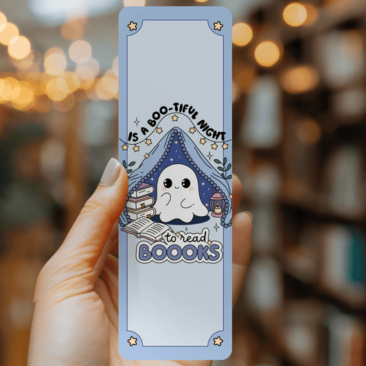 Bootiful Night To Read Bookmark – Soft Matte Laminated - She Chester
