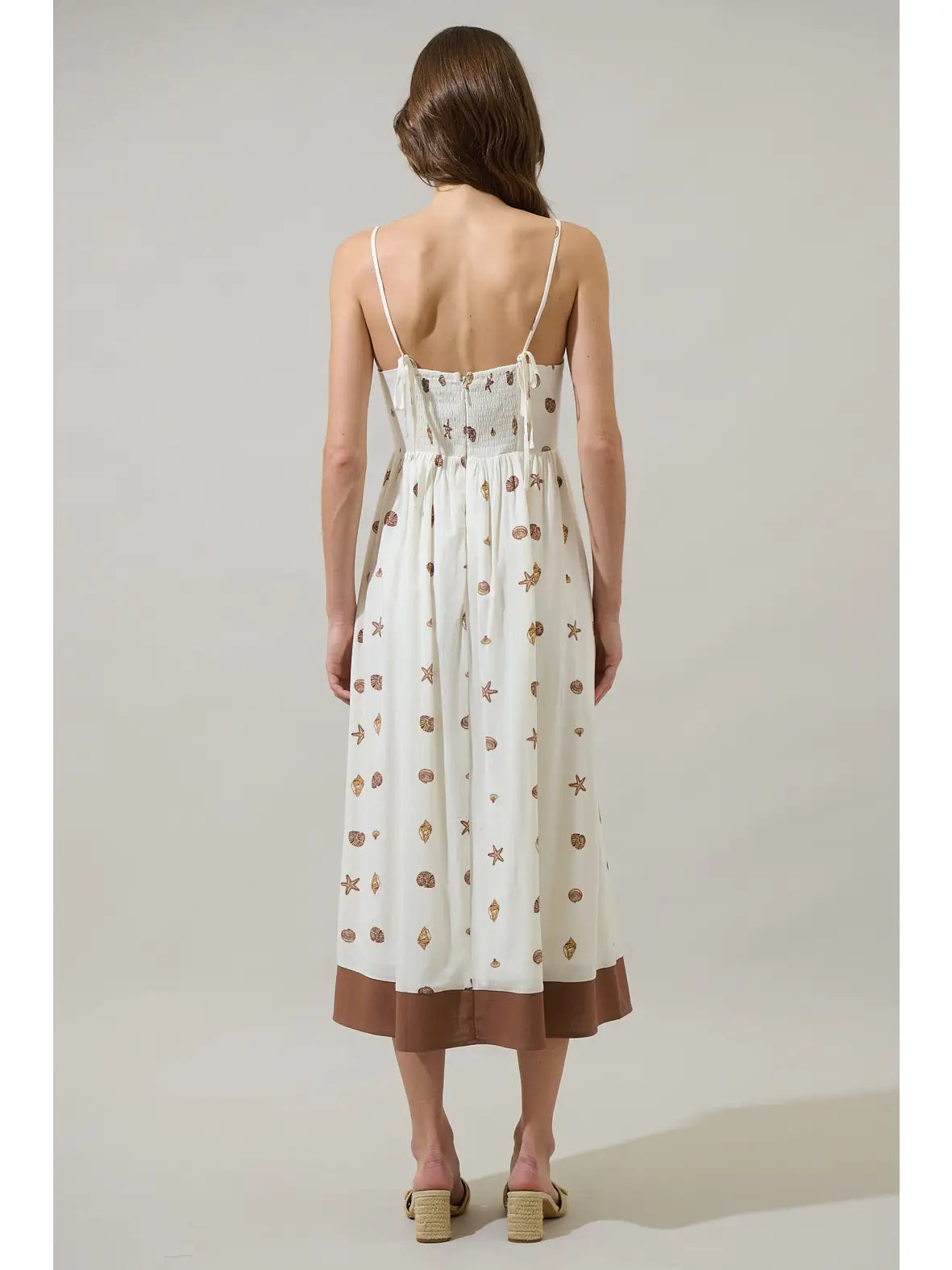 Cerise Shells Senia Flowy Midi Dress