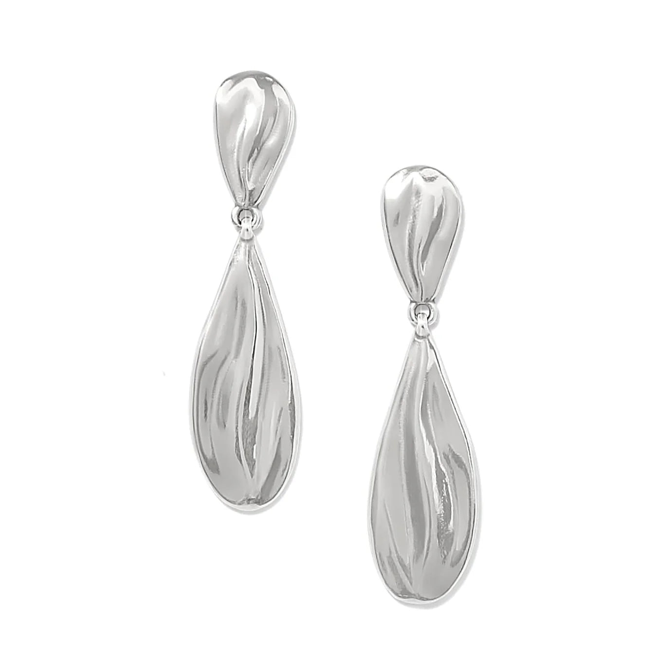 Cascade Large Drop Silver Earrings JA0117 - She Chester
