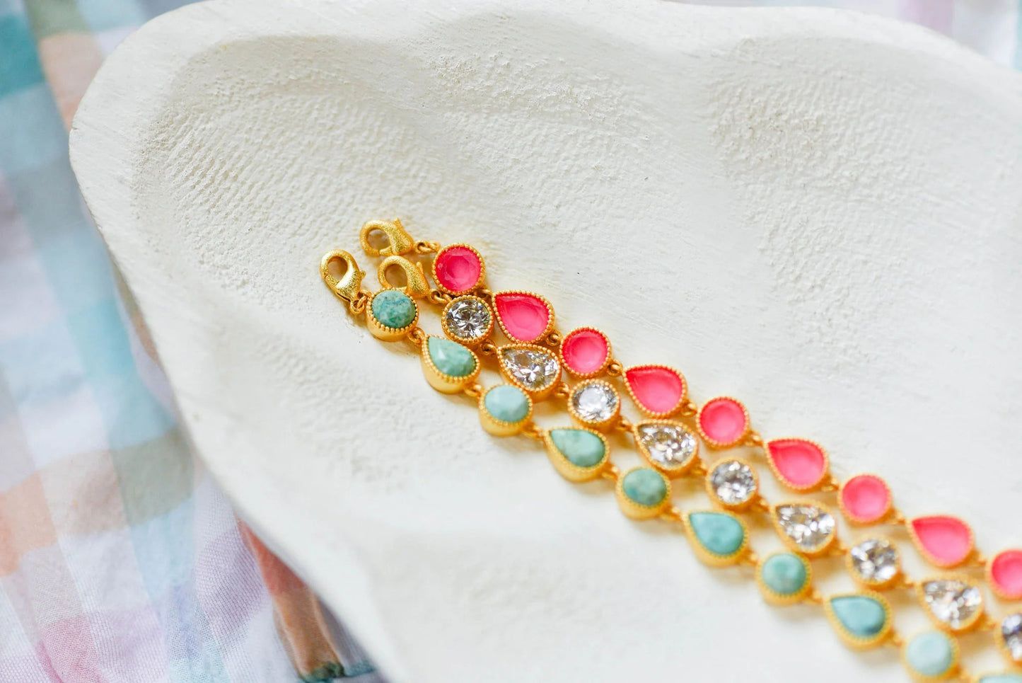 Catherine Bracelet Sea Green - She Chester