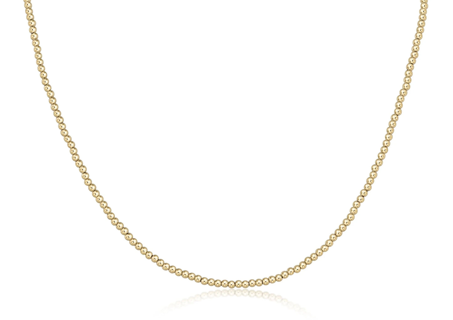 Choker Beaded - Classic Gold 2.5mm - She Chester