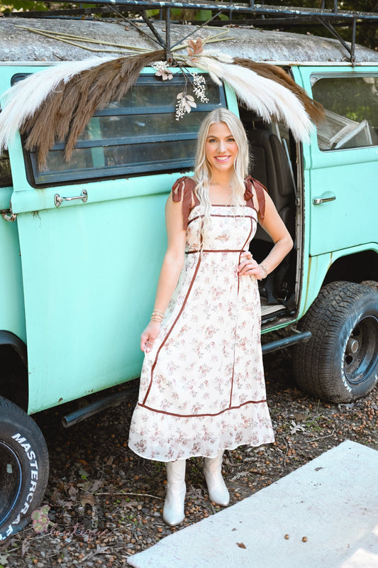 Clara Floral Lined Dress - She Chester