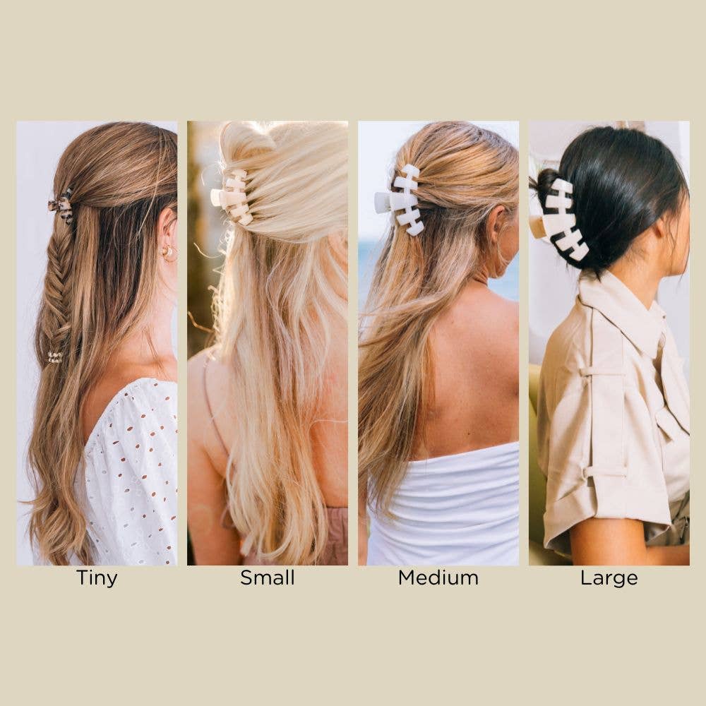 Classic Hair Clip | Tiny | Coconut White - She Chester