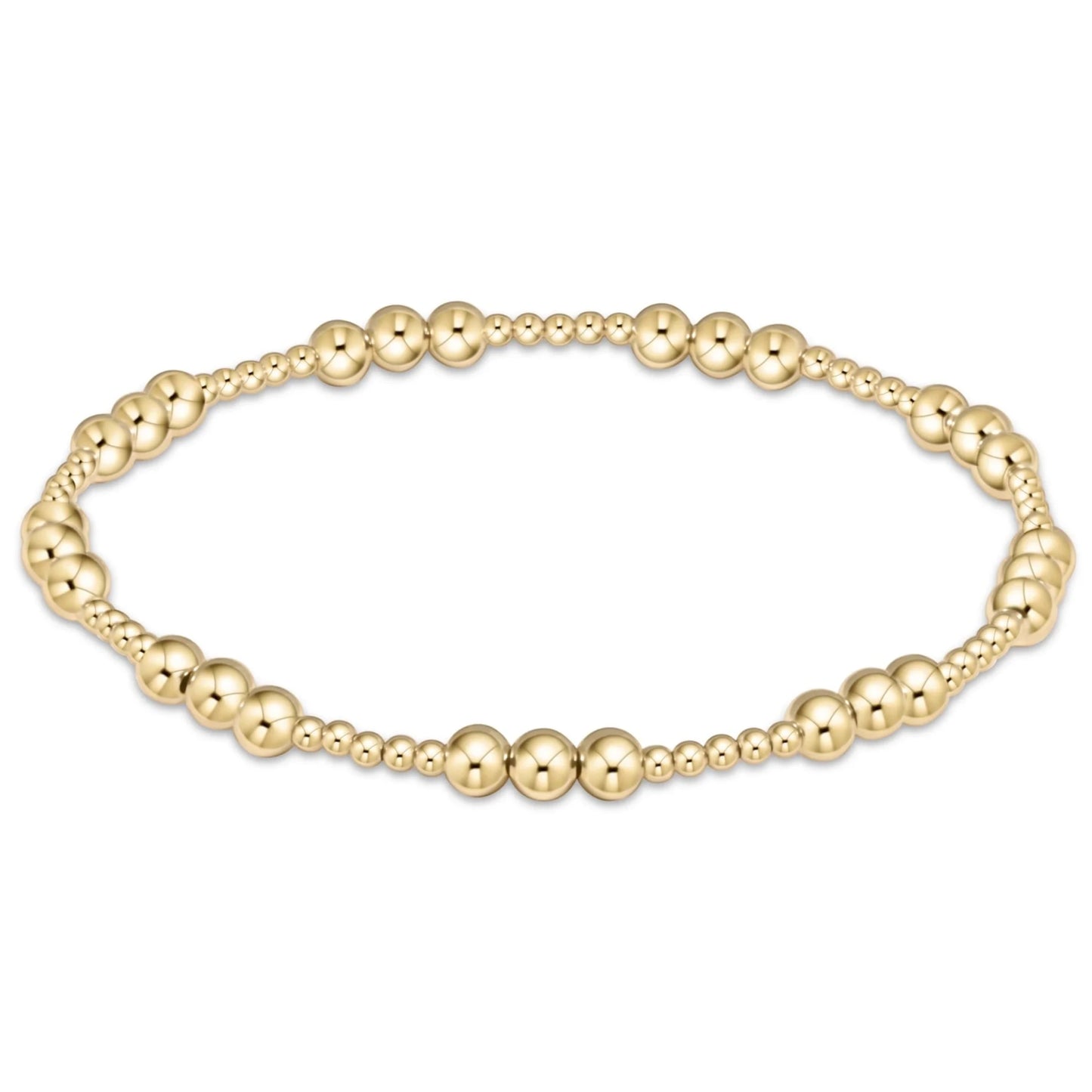Classic Joy Pattern 4mm Bead - Gold - She Chester
