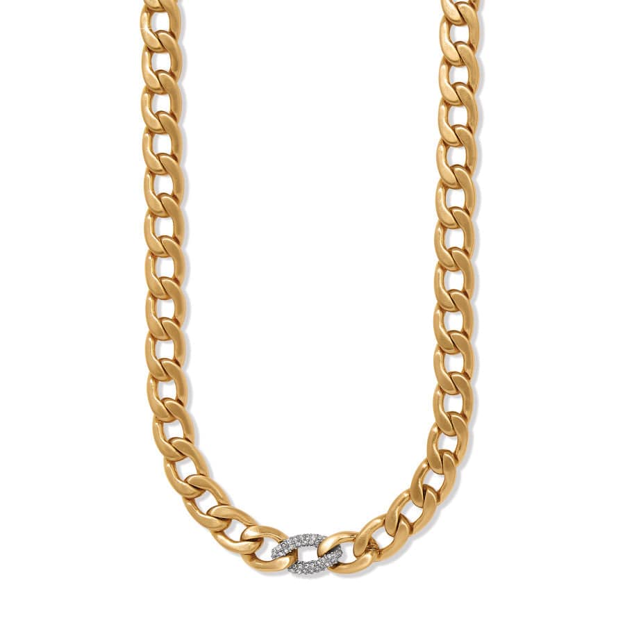 Cleo Pave Gold Necklace - JM7650 - She Chester