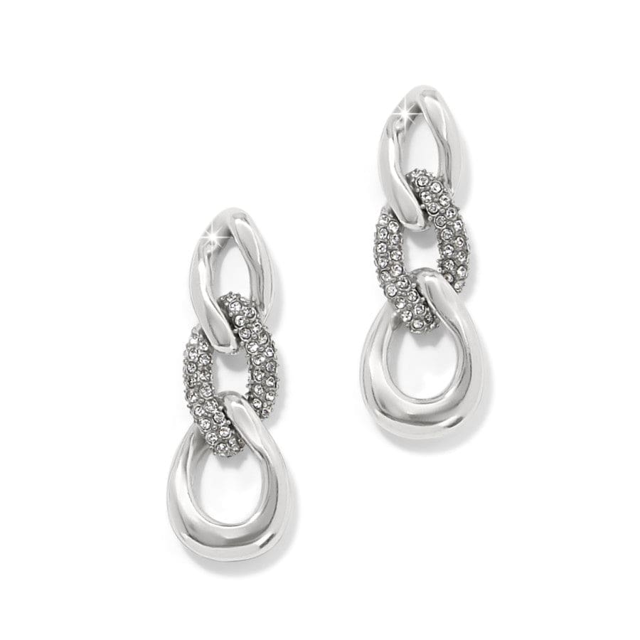 Cleo Pave Silver Post Drop - JA0066