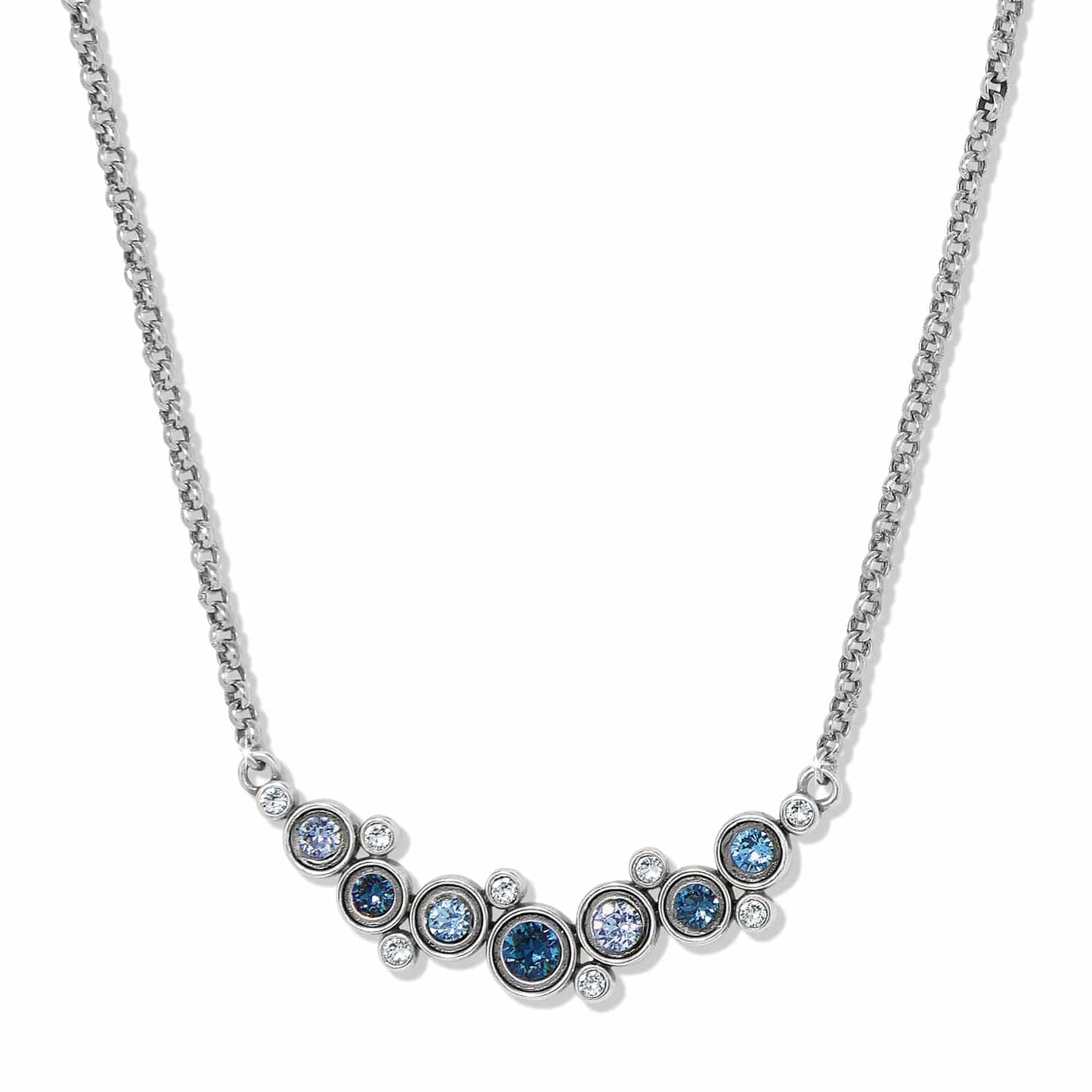 Constella Blue Bar Necklace JM7669 - She Chester