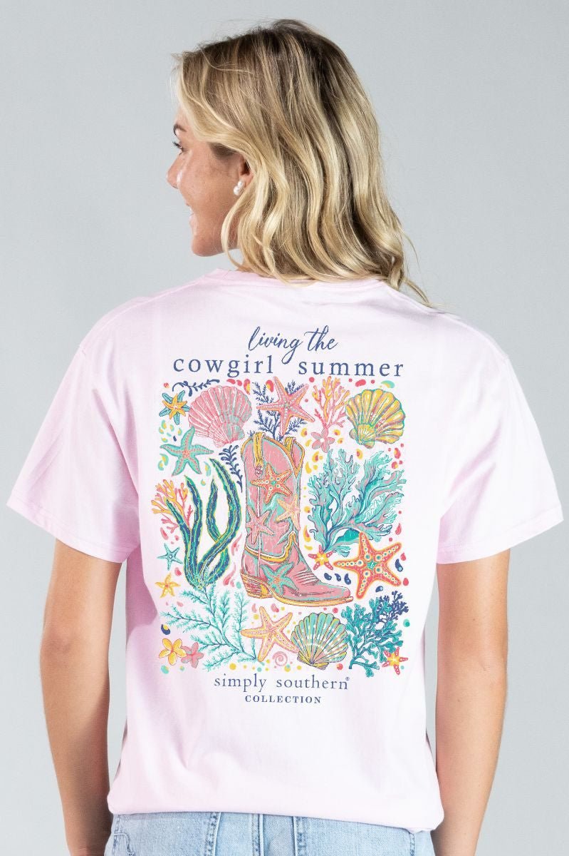 Cowgirl Summer Mineral Wash Tee - She Chester
