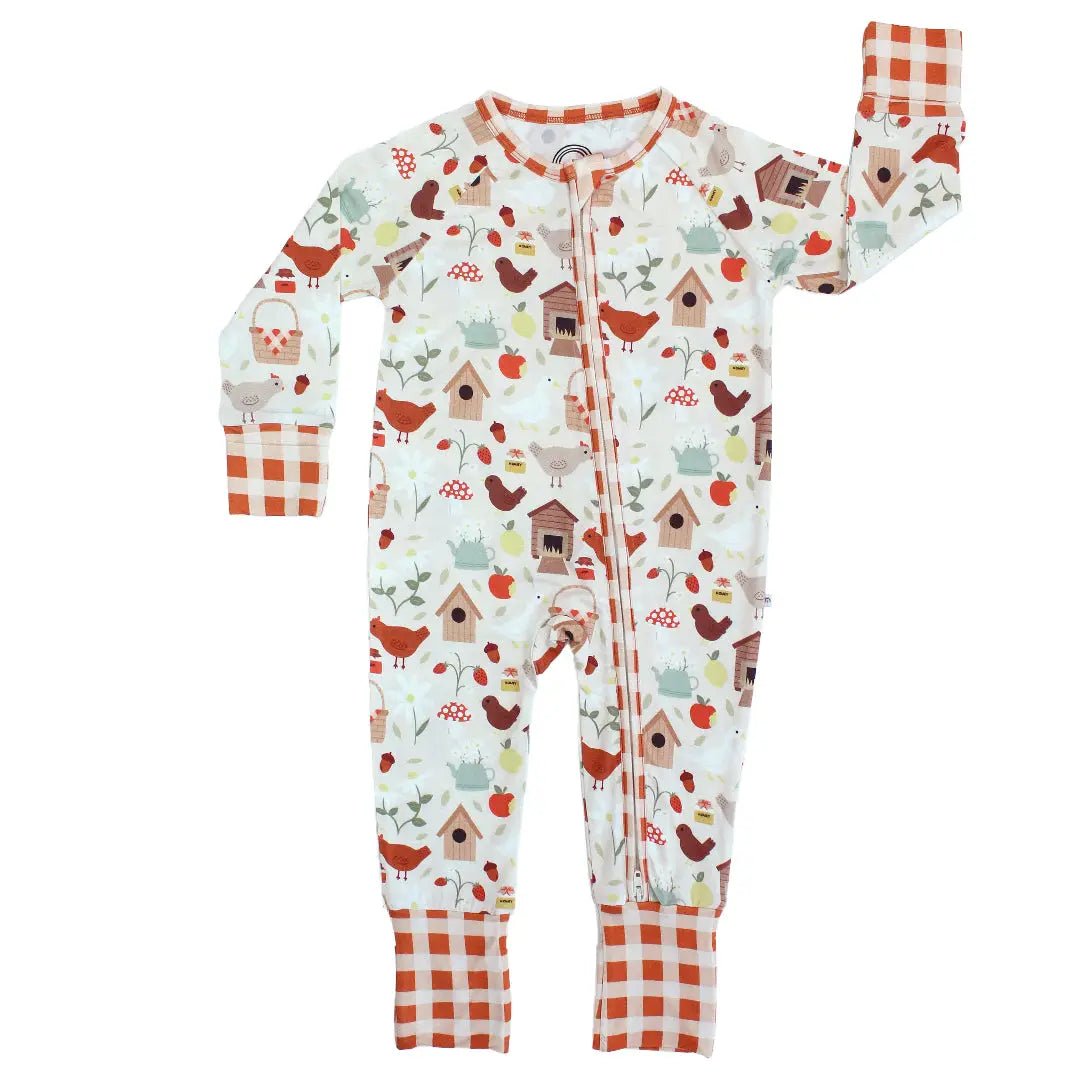 Cozy Cottage Bamboo Convertible Baby Pajamas - She Chester