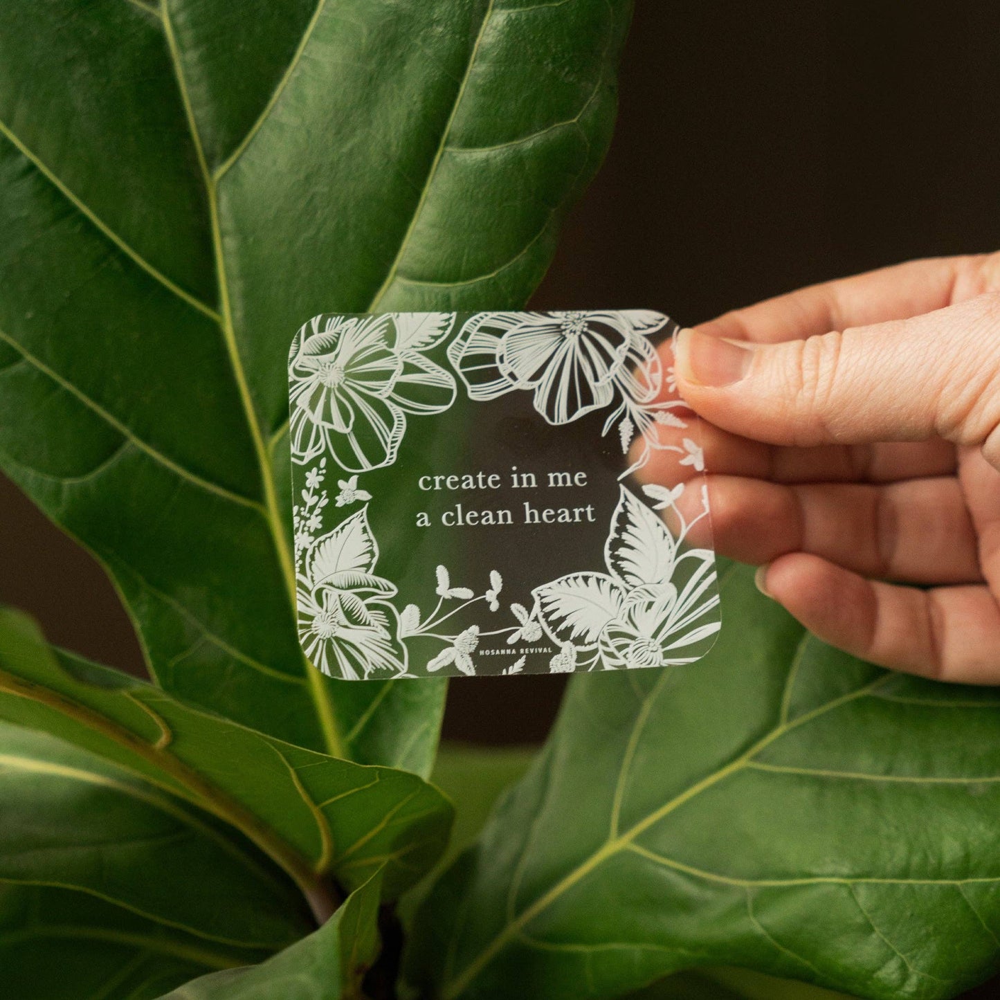 Create in Me a Clean Heart Sticker - She Chester