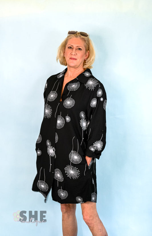 Dandelion Button Up Tunic - She Chester