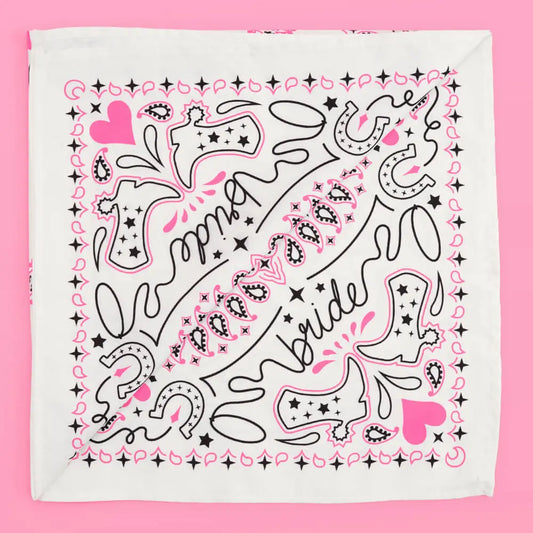 Bridal Rodeo Scarf - Pink