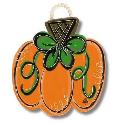 DK Pumpkin Door Hanger