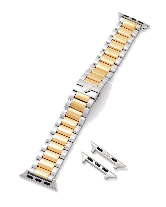 Dira 3 Link Two Tone Watch Band - She Chester