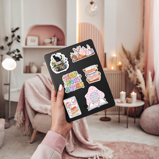 Bookish Fortune Teller Sticker : 2.5"