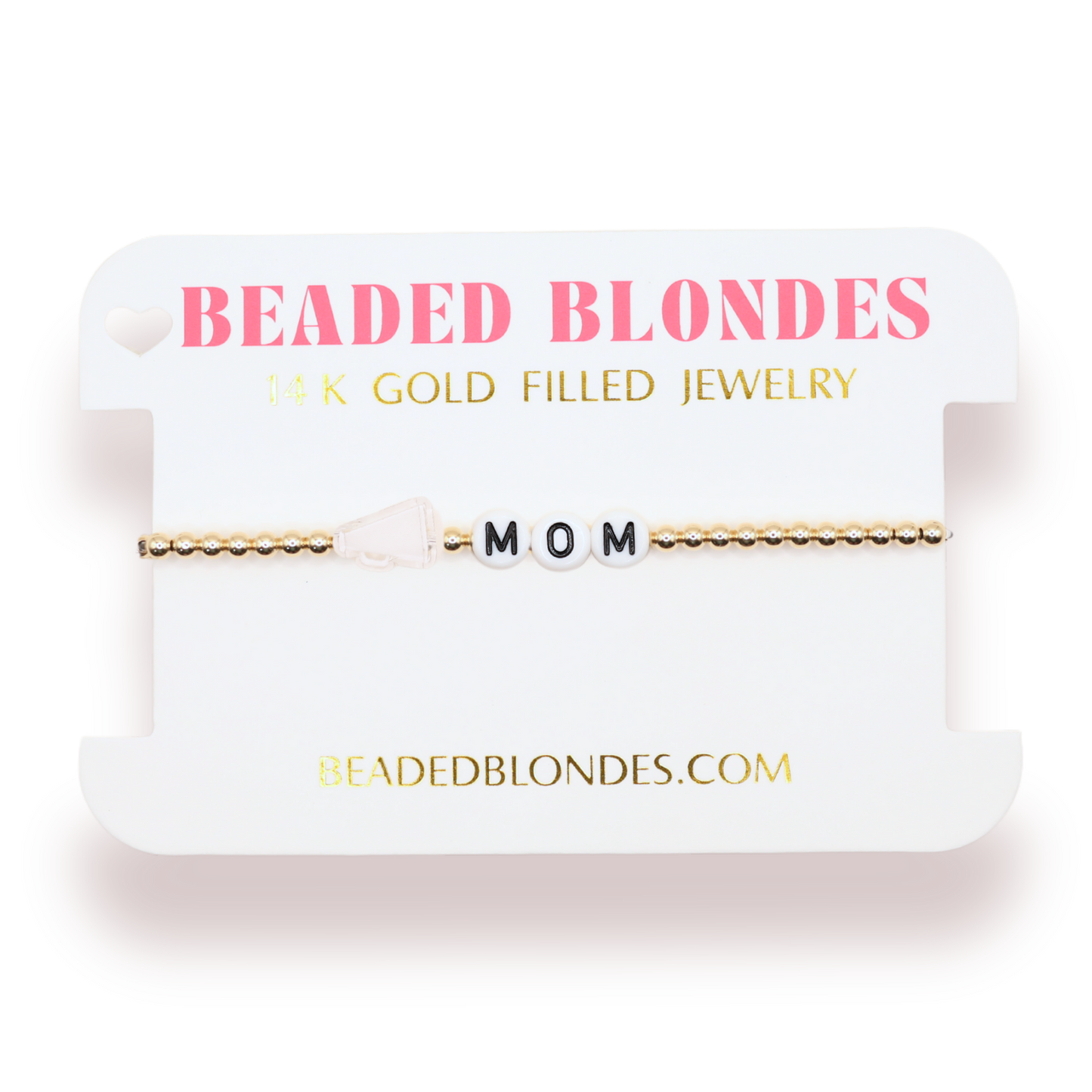 Cheer Mom Bracelet: Standard 6.75 / Gold