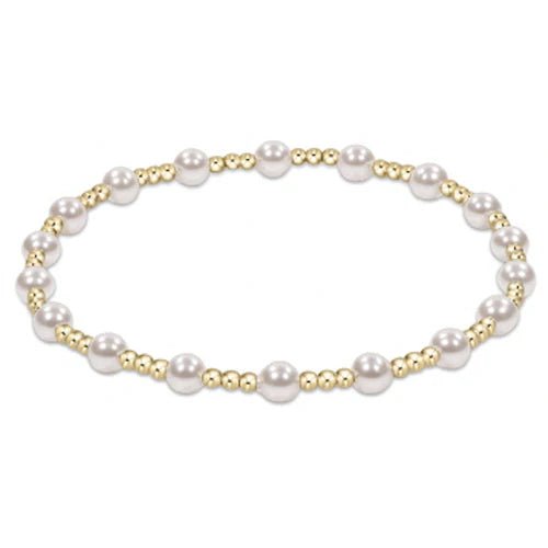 EGIRL Classic Serenity 4mm Pearl Bead Bracelet (KIDS) - She Chester
