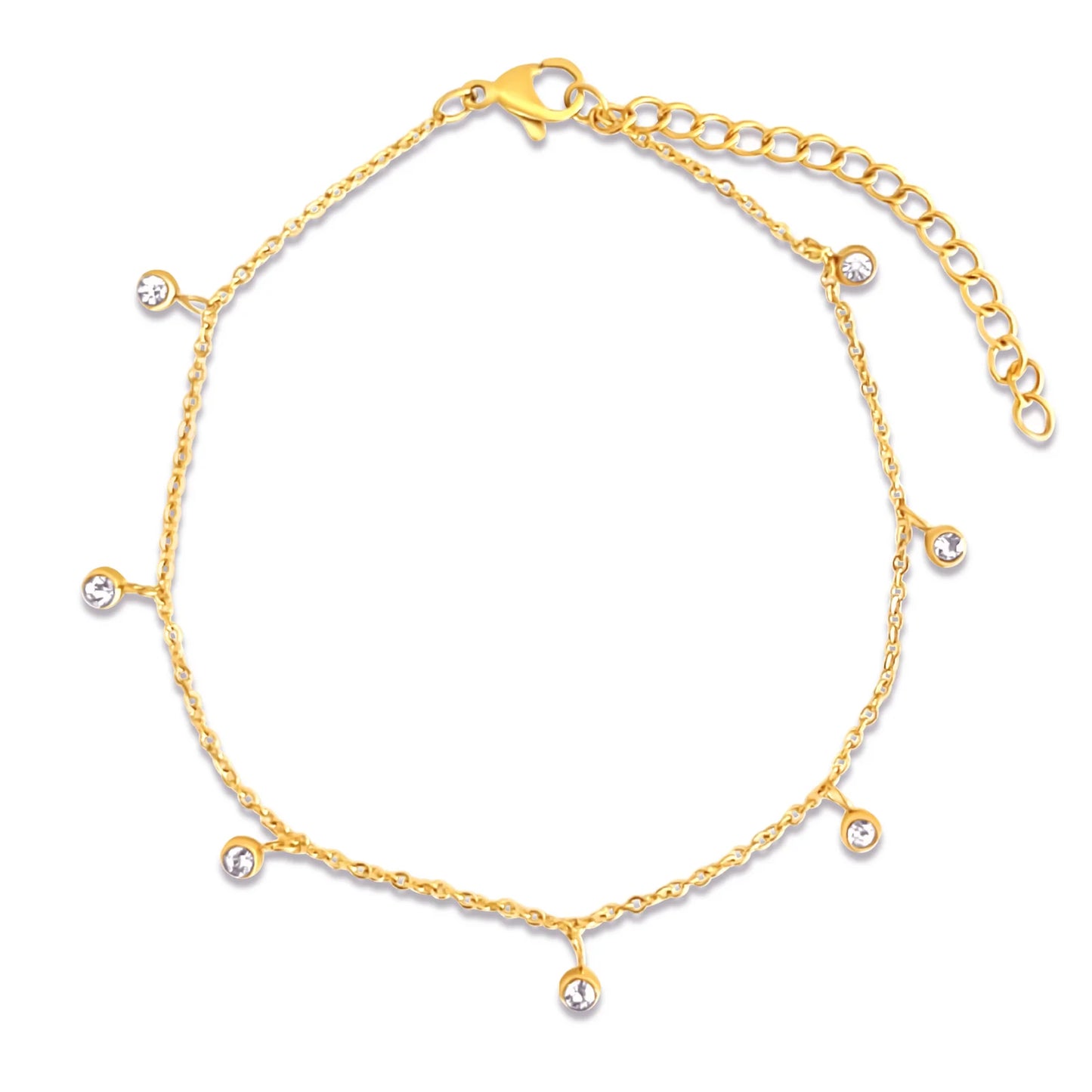 Salma Gold Danity Anklet - 449