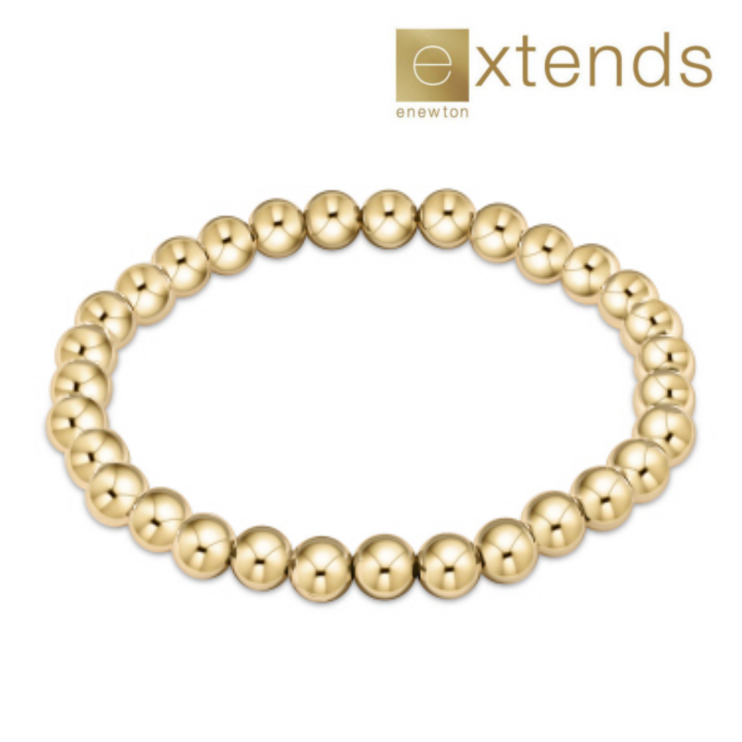 EXTENDS 6mm Gold Classic Bead