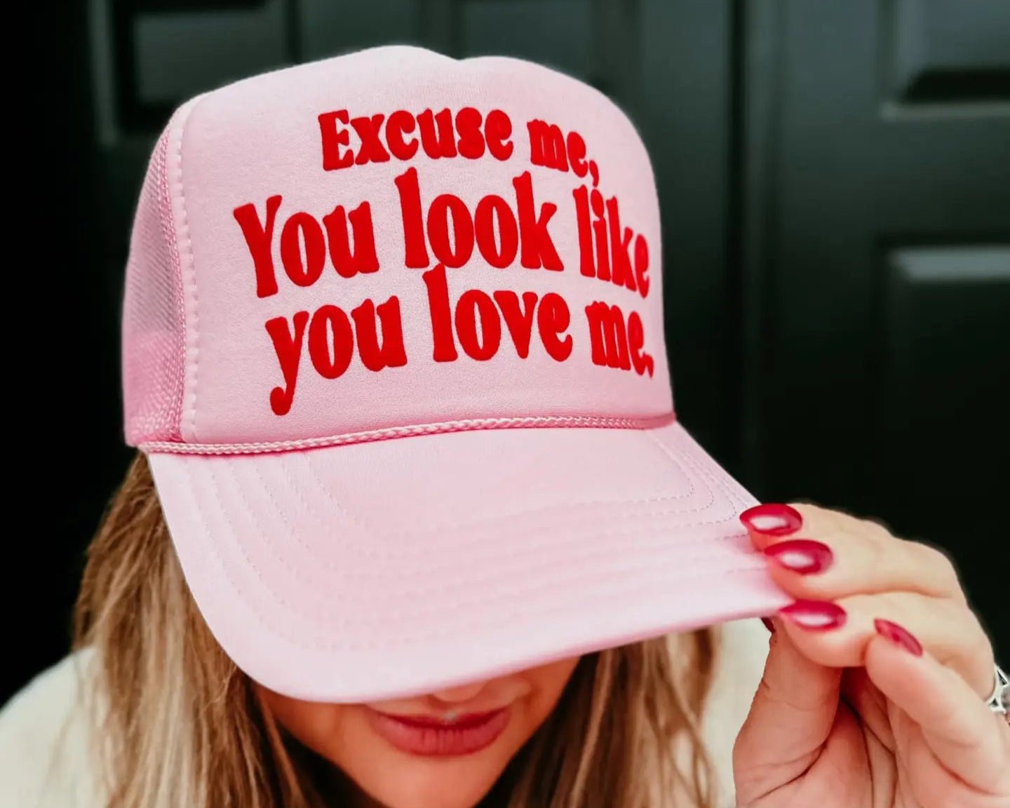 Excuse Me Trucker Hat - She Chester