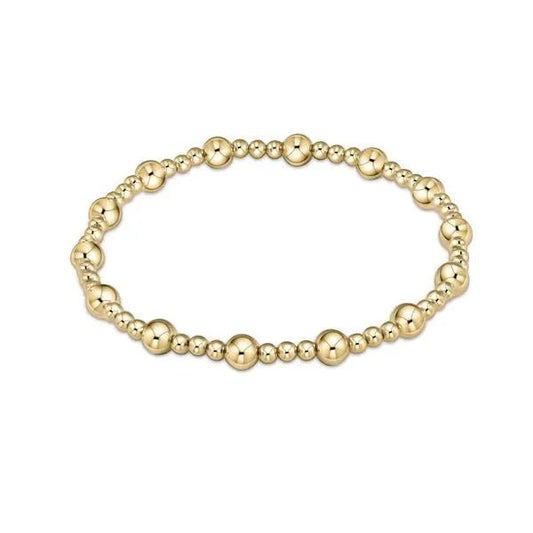 EXTENDS Classic Gold Sincerity 5mm Bead Bracelet - She Chester