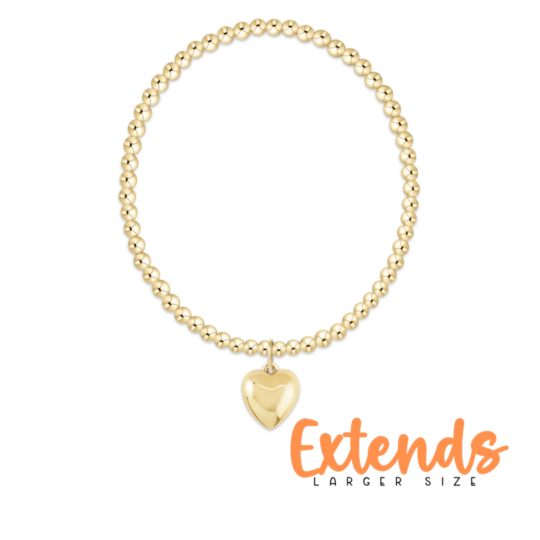 Extends Classic Mixed Metal 3mm Bracelet - Love Plush - She Chester