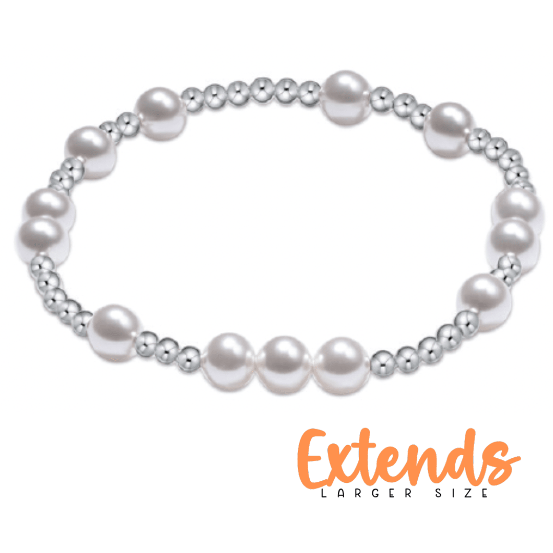 Extends - Hope Unwritten Sterling Pearl 6mm Bead - She Chester