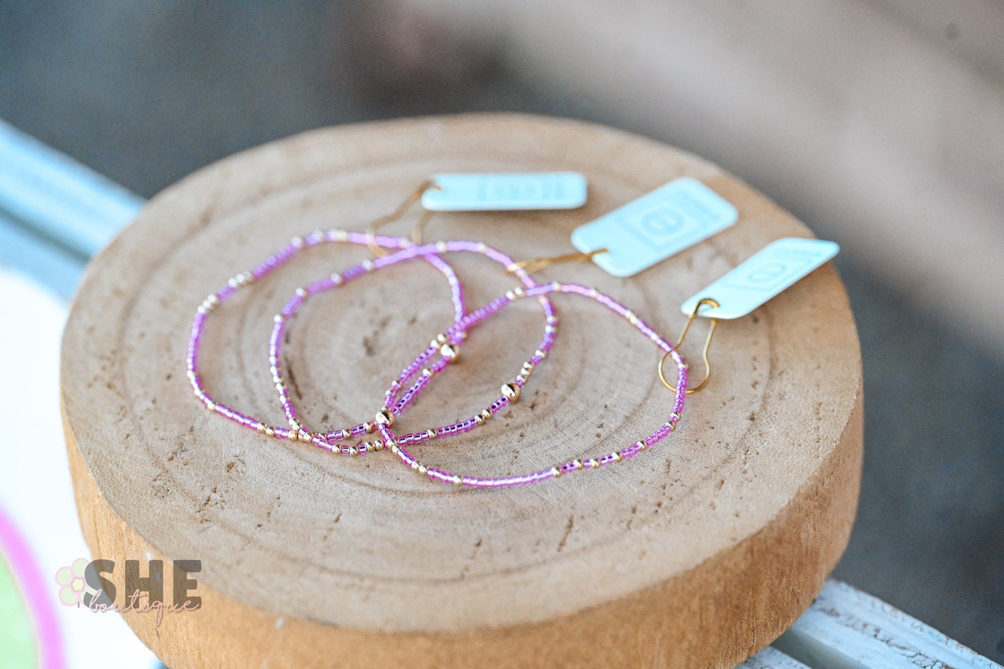 Extends - HopeUnwritten Bracelet - Pink Metallic - She Chester