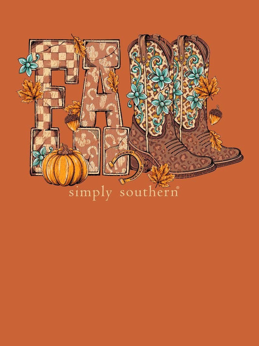 Fall Boots Tee - She Chester