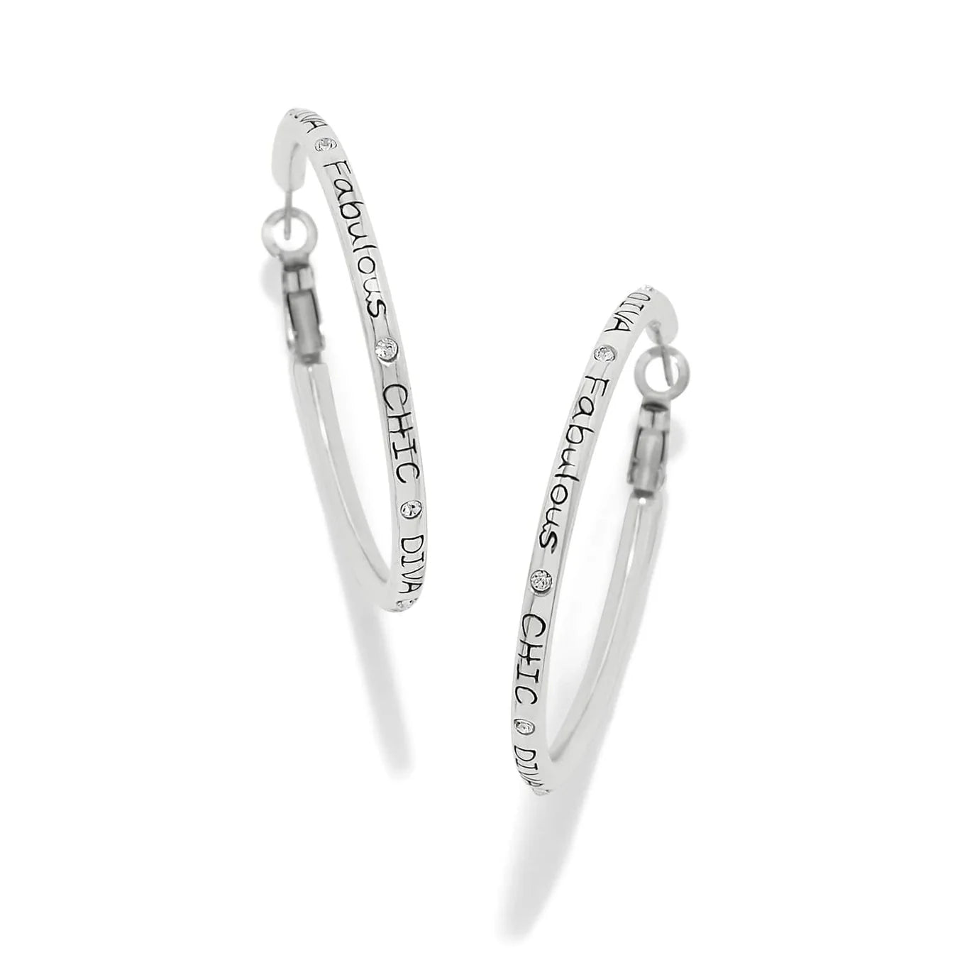 Silver Fashionista Hoop JE3862
