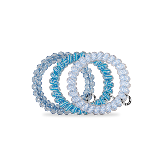 Spiral Hair Coils | Large | Summer Sky Hair Ties