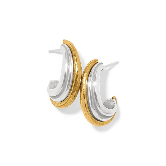Daisy Dee Ferrara Deco Small Two Tone Hoop JA0140