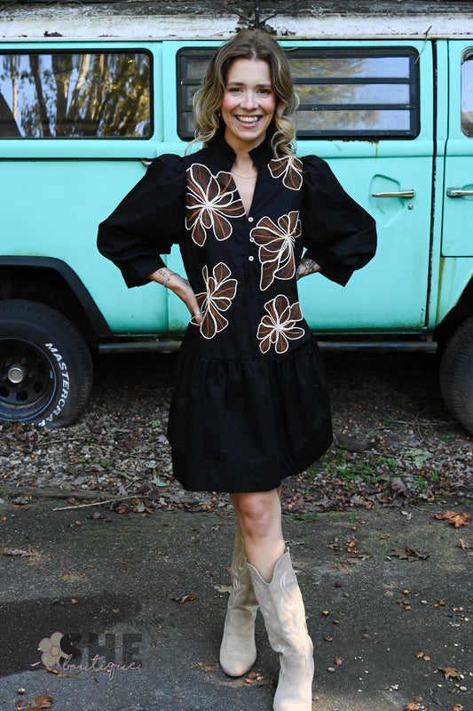 Fields of Fall Dress - She Chester