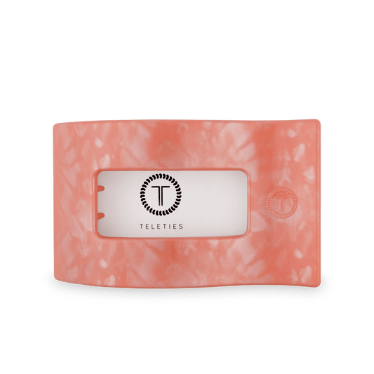 Flat Rectangle Hair Clip | Large | Dreamsicle - She Chester