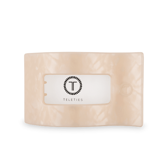 Flat Rectangle Hair Clip | Large | Soft Surf - She Chester
