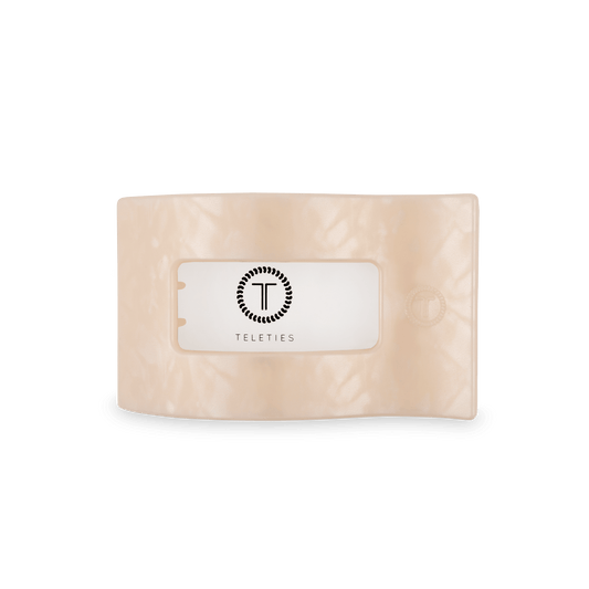 Flat Rectangle Hair Clip | Medium | Soft Surf - She Chester