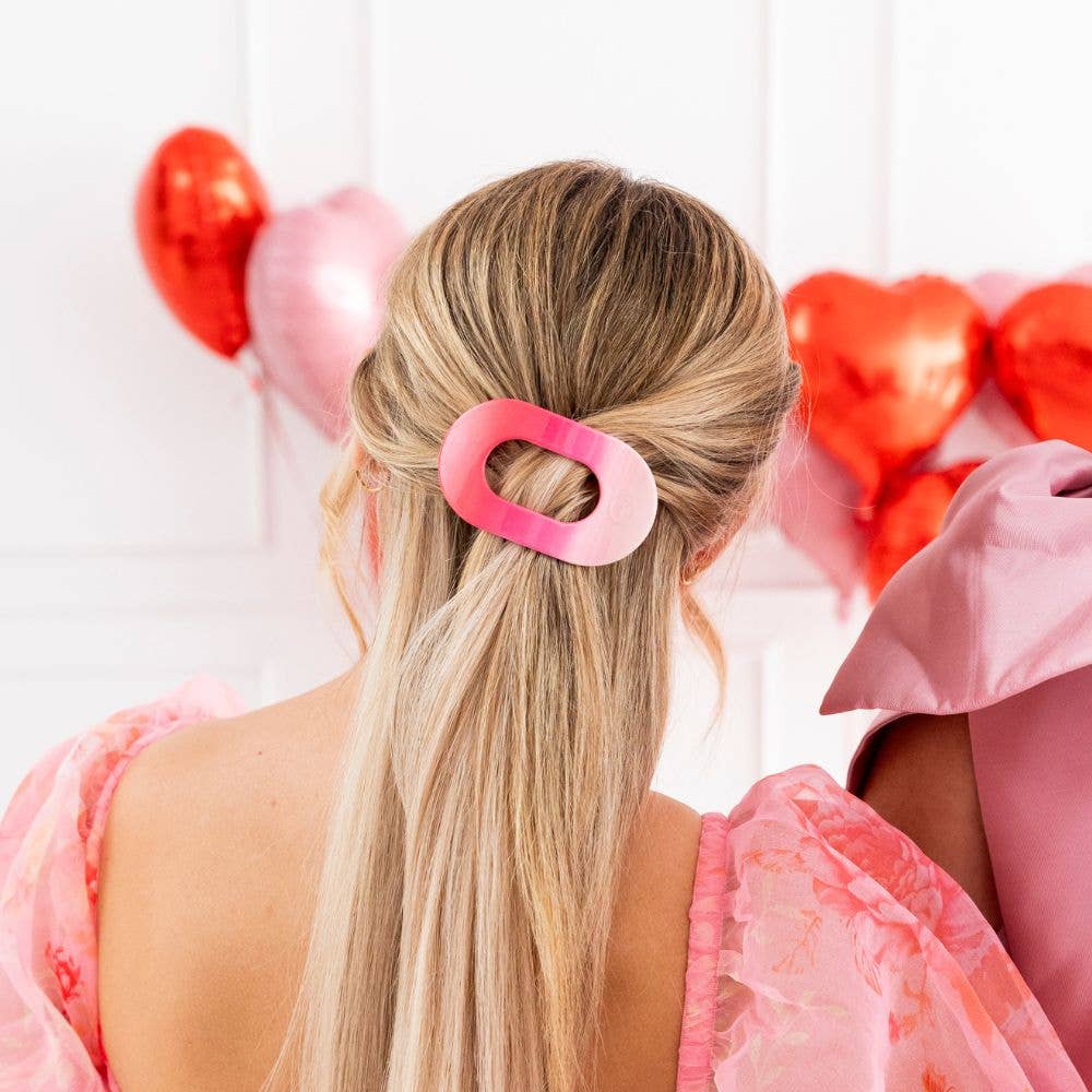 Flat Round Hair Clip | Medium | Kiss & Tell - She Chester