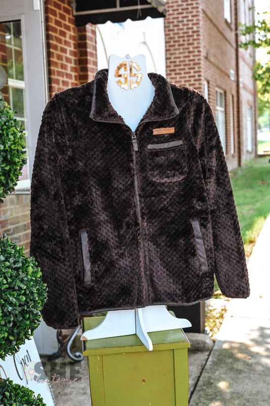 Full Zip Coffee Simply Soft - She Chester