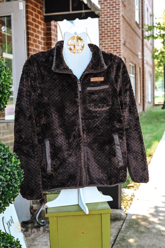 Full Zip Coffee Simply Soft - She Chester