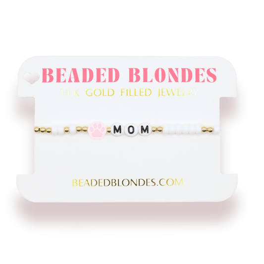Fur Mom Bracelet: Standard 6.75 / Gold - She Chester