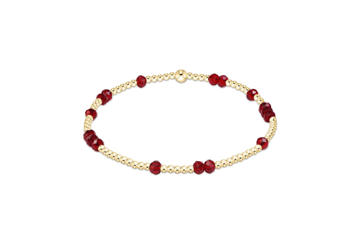 Gameday Flirty Hope Unwritten Bracelet - Maroon - She Chester
