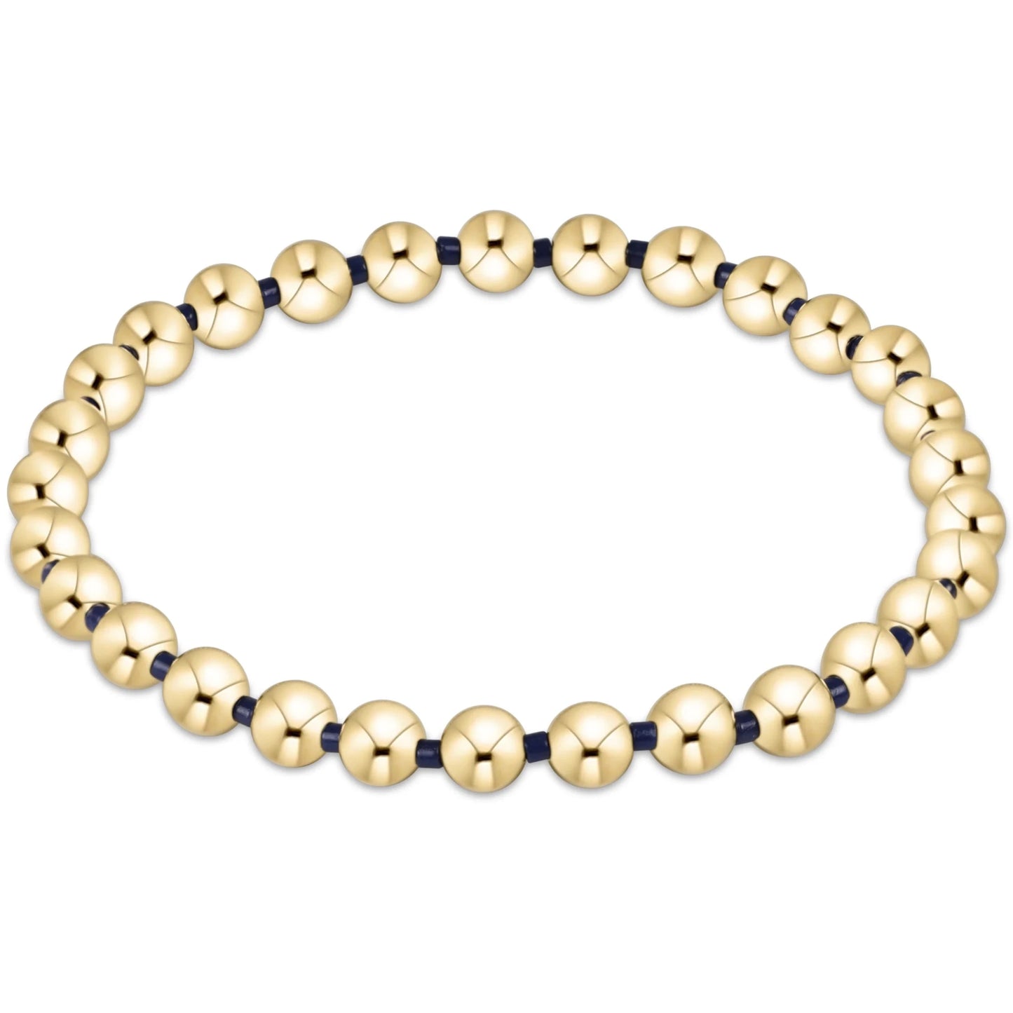 Gameday Hope Grateful 5mm Bracelet Navy - She Chester